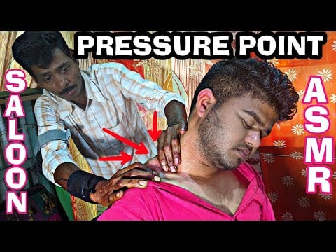 ASMR Coconut oil head neck & shoulder massage for headache and neck pain relief