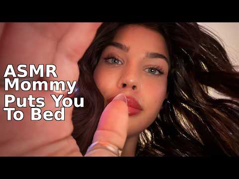 ASMR Mommy Puts You to Bed (kisses, whispering, personal attention)