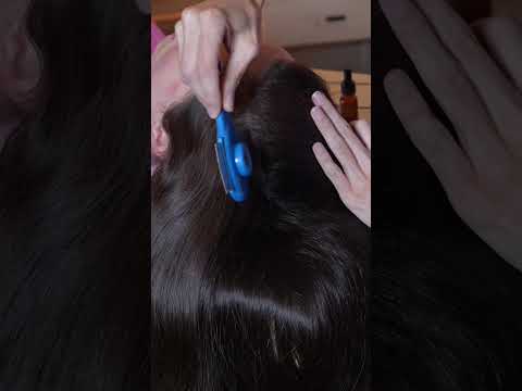 Asmr scalp 💆🏻‍♀️ tingles #asmr #asmrsounds #asmrvideo #relax #relaxing #satisfying #hair #sleep