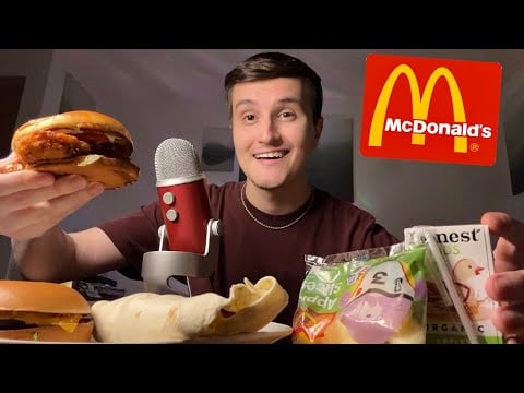 ASMR | Eating McDonalds BUT it’s All HEALTHY Food Mukbang 🍟🥗