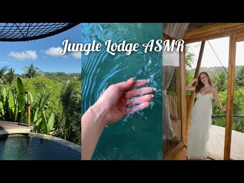 ASMR around a lodge in INDONESIA (clicky whispered voiceover)