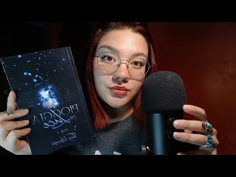 RECENSIONE LIBRO PIOGGIA DI LUCE (WHISPERING/TAPPING/MOUTH SOUNDS) 😴💜 | ASMR ITA