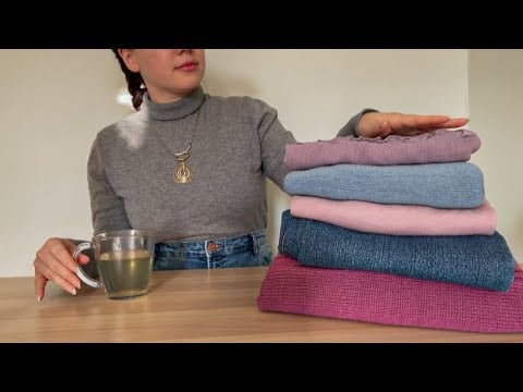 ASMR soft spoken | adding muted colors to your wardrobe for a soft gentle look