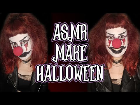 ME MAQUIEI DE PALHAÇO ALT PARA UMA FESTA DE HALLOWEEN | ASMR