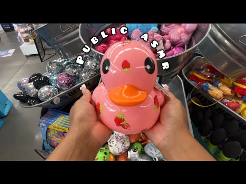 PUBLIC ASMR IN FIVE BELOW | Lofi,Mini Mic, Camera Tapping,Scratching,Whispering,& MORE!