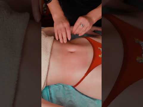 ASMR top belly massage - Lisa