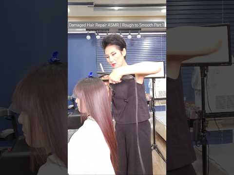 Damaged Hair Repair ASMR | Rough to Smooth Part 1