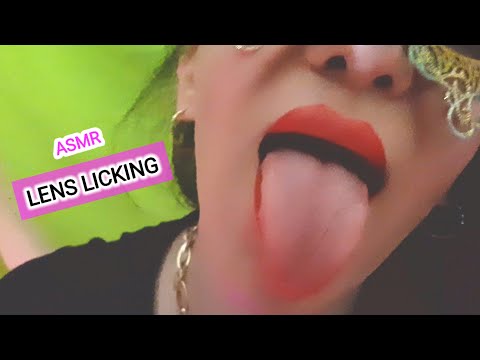 ASMR Lens Cleaning: Relaxing Sounds of Wet Lens Licking | Asmr lens licking