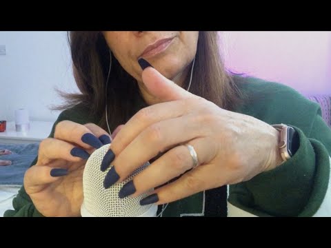 ASMR: Microphone tapping and scratching