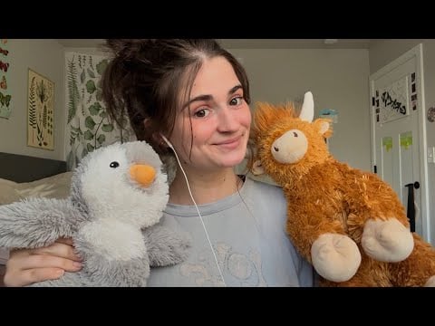 ASMR | Stuffed Animals and Fabric Scratching 🧸