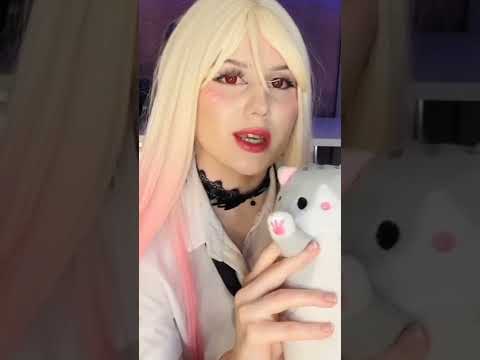 🌙 ASMR anime cosplay Marin Kitagawa 💗 relaxing video (full on my channel)