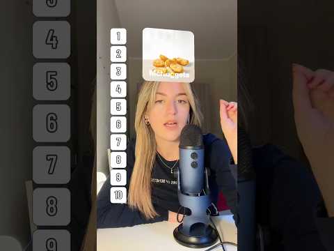 CLASSIFICA MC DONALD 🍔 #asmr