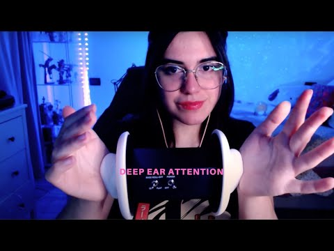 ASMR : 3dio Ear Attention: ear massage, ear tapping, ear cleaning