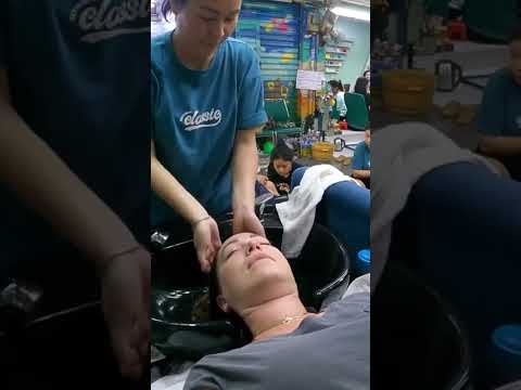 Masaje de cabeza 100% relajante en #vietnam 🧖‍♀️ #asmr #masajes en #asia Súper relajante 😌