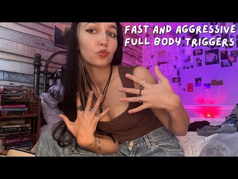 ASMR Full Body Triggers | Skin Scratching, Fabric  Scratching, Hair Play  
