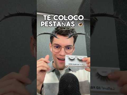 TE COLOCO PESTAÑAS #asmr ROLEPLAY #shorts #viral #comedia #asmrvideo