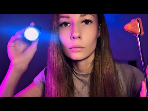 ASMR Cranial Nerve Exam for Deep Sleep & Intense Tingles 