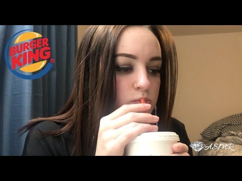 ASMR Whisper Eating Sounds | Burger King