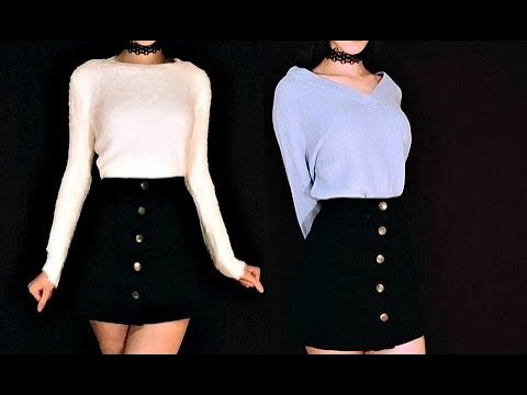 ASMR Try-On Clothing Haul👗 (Whisper - Fabric Sounds) ♥ [RECOVERED VIDEO]