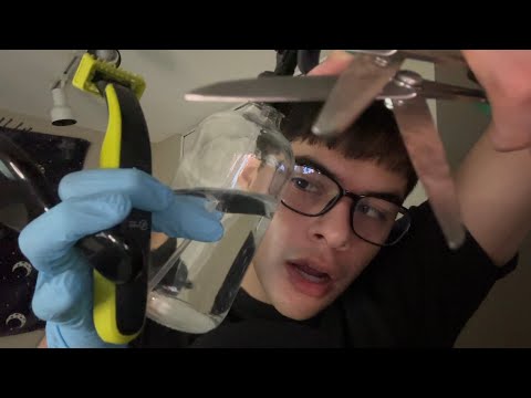 ASMR haircut