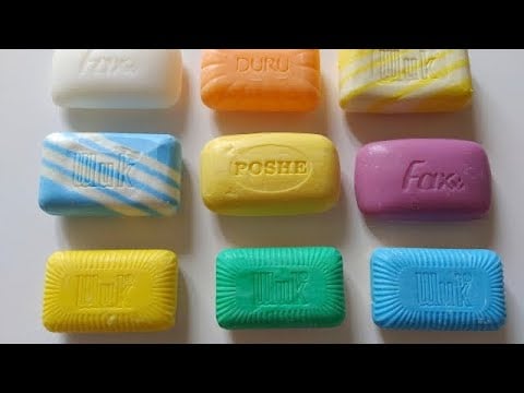 Dry Soap carving ASMR\ relaxing sounds\ No talking. Satisfying ASMR video\ Cutting soap