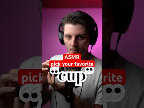 Which “cup” wins? 😂 #tingles #asmr #triggers #sleep