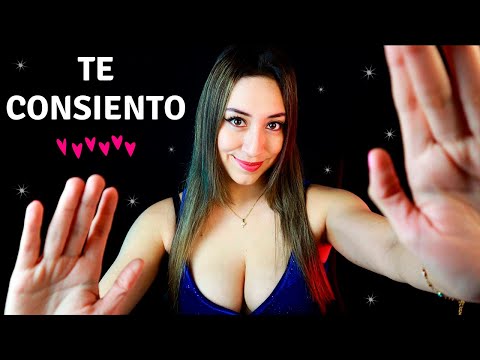 TE CONSIENTO antes de DORMIR 💖 Caricias, Visuales, Afirmaciones Positivas ✨ ASMR en ESPAÑOL