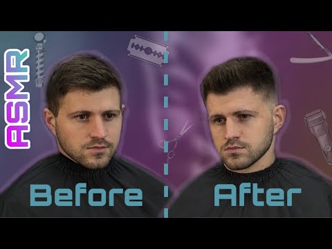Fashionable Asmr Quiff Haircut for Complete Relaxation| ASMR BARBER