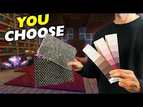 ASMR Minecraft Interior Designer 🏡 Helping You Choose Flooring & Paint