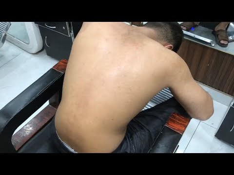 ASMR Perfect Intensive Back Massage 💈| Full Massage Therapy |