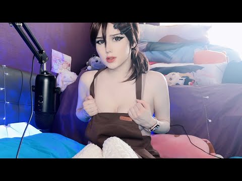 ♡ ASMR Apron Fabric Scratching ♡  (Cosplay Kobeni CSM)