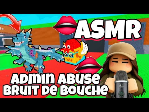 ASMR Français • BRUIT DE BOUCHE ET ADMIN ABUSE SUR STEAL A BRAINROT ! 😴💤 (trade machine) 