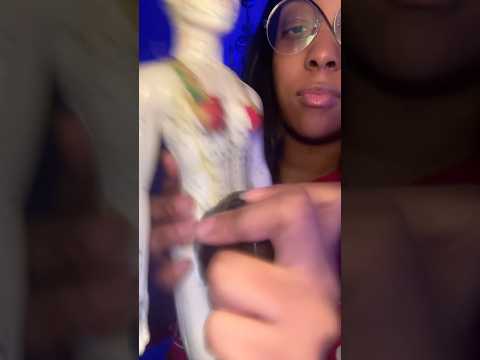 ASMR acupuncture doll rollerball massage #asmr