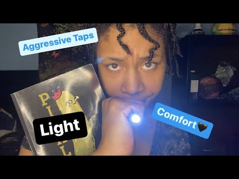 ASMR - Light, Aggressive Taps & Comfort (Brooke)