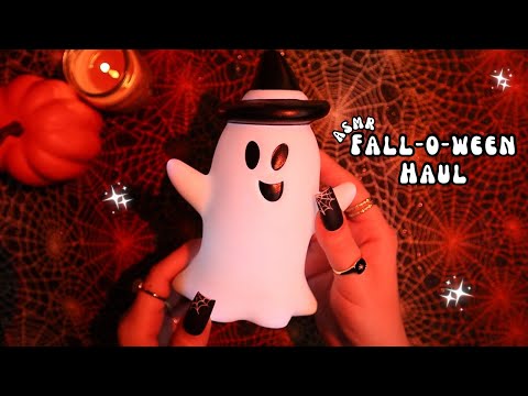 ASMR | Target and Bath & Body Works Fall/Halloween Haul 🖤