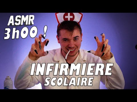 ASMR 3H : LA PIRE INFIRMIERE SCOLAIRE !