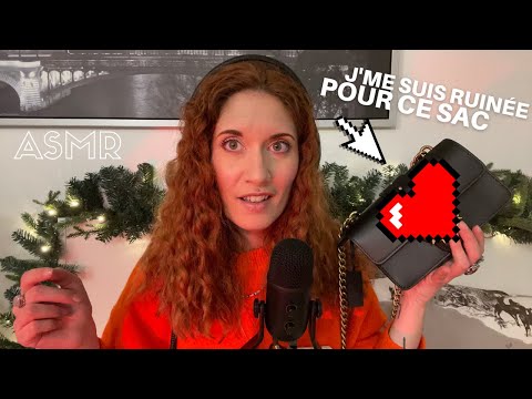 ASMR FR 💖 Unboxing de mon premier sac à main de luxe accessible ( merci les black friday )