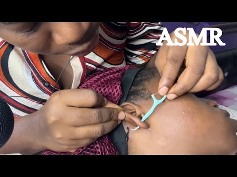 ASMR✨Face Pimple pop, Bobby pin, Tooth-pick, Dental floss and Deep Ear Cleaning