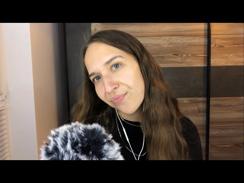 ASMR Calming You Down With My Fluffy Mic 🎤🖤✨ (Close Up Whispering, Positive Affirmations)