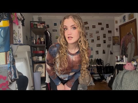 Today will be Fantastic 💫 ASMR Personal Attention & Morning Positivity (makeup + fabric scratching)