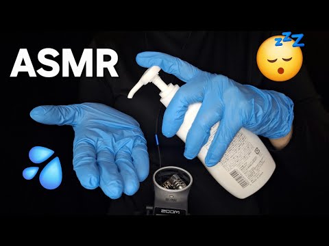 #ASMR Wet and Sticky Rubber Gloves #ゴム手袋 #DeborASMR4u