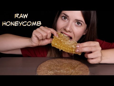 ASMR Zuckerschock ❌ Sticky RAW Honeycomb Eating Sounds [deutsch/german]