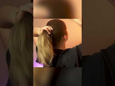 How I brush my hair ASMR #shorts