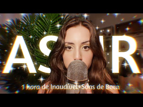 (ASMR DE 1 HORA) Inaudível+Sons de boca 💚