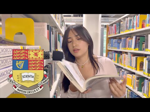 ASMR on CAMPUS LIBRARY📚