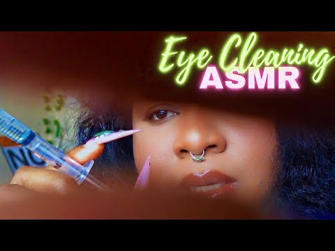 ASMR ✨ Eye Cleaning 🫧👁️Wet Mouth Sounds & Triggers (Deep Sleep Roleplay)