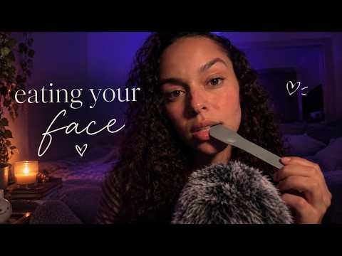 ASMR Eating Your Face To Sleep 🥄😴
