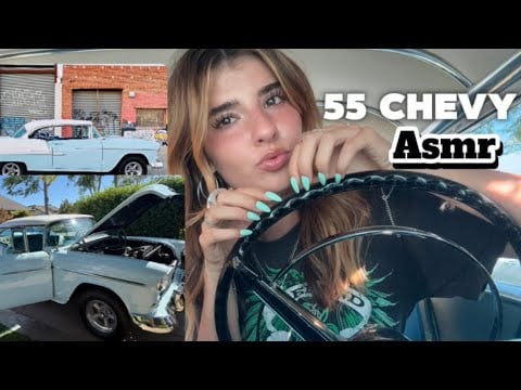 [ASMR] Car Tapping+Scratching (55 Chevy Bel Air)