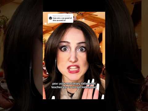 pov: your new jersey italian aunt teaches you how not to be kidnapped #asmr