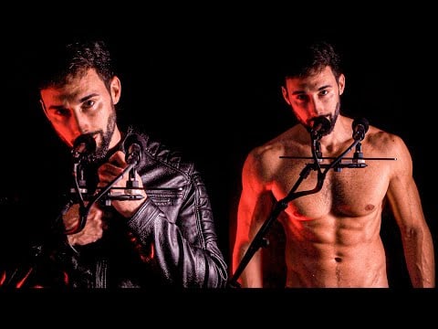 ASMR Leather Jacket & Shirtless Reveal (Deep Sleep Triggers)
